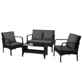 Gardeon Wicker Outdoor Sofa Set Garden Patio Lounge Furniture