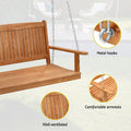 Gardeon 2 Seater Wooden Porch Swing Chair With Chain Outdoor