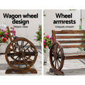 Gardeon Wooden Garden Bench Seat Outdoor Patio Furniture Lounge Chair