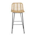 Gardeon Outdoor Bar Stools 2x Rattan Natural Wicker