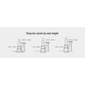 Gardeon Outdoor Bar Stools 2x Rattan Natural Wicker