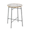 Gardeon Wicker Bar Table Glass Top Outdoor Bistro Patio Dining