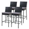Gardeon Outdoor Bar Stools 4pce Rattan Dining Chair Set