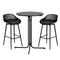 Gardeon 3PC Outdoor Bar Set Stools Dining Chairs Table Patio