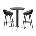 Gardeon 3PC Outdoor Bar Set Stools Dining Chairs Table Patio