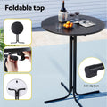 Gardeon 3PC Outdoor Bar Set Stools Dining Chairs Table Patio