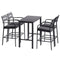 Gardeon 5 Piece Outdoor Bar Set Aluminium Table Dining Chairs Stools