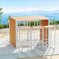 Gardeon 7pc Outdoor Patio Bar Set 6 Seater Bistro Table Chairs