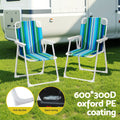 Gardeon Folding Camping Chair Steel Portable Outdoor Patio Furniture