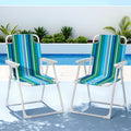Gardeon Folding Camping Chair Steel Portable Outdoor Patio Furniture