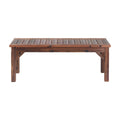 Gardeon Garden Benches Garden Seating Backless Timber Seat 120cm Brown