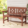 Gardeon 2 Seater Wooden Garden Bench Outdoor Patio Chair Natural