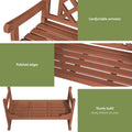 Gardeon 2 Seater Wooden Garden Bench Outdoor Patio Chair Natural