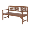 Gardeon 3 Seat Wooden Garden Bench Outdoor Patio Chair Natural