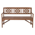 Gardeon 3 Seat Wooden Garden Bench Outdoor Patio Chair Natural