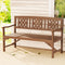 Gardeon 3 Seat Wooden Garden Bench Outdoor Patio Chair Natural