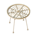 Gardeon 3PC Outdoor Bistro Set Rope Chairs Table Beige Patio