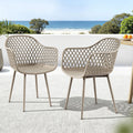 Gardeon 4PC Outdoor Dining Chairs PP Lounge Patio Furniture Garden