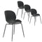 Gardeon 4PC Outdoor Dining Chairs Patio Garden Furniture Black