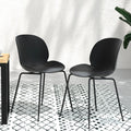 Gardeon 4PC Outdoor Dining Chairs Patio Garden Furniture Black