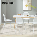 Gardeon 4PC Outdoor Dining Chairs White PP Lounge Patio Furniture