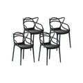 Gardeon 4PC Outdoor Dining Chairs Stackable Patio Furniture PP