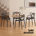 Gardeon 4PC Outdoor Dining Chairs Stackable Patio Furniture PP