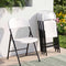 Gardeon 4PC Outdoor Dining Chairs PP Folding Chair Patio Garden Furniture White