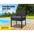 Gardeon Rattan Outdoor Dining Chair w/ Cushion Patio Lounge