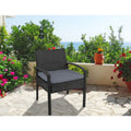 Gardeon Rattan Outdoor Dining Chair w/ Cushion Patio Lounge