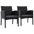 Gardeon 2PC Rattan Outdoor Dining Chairs XL Patio Lounge