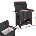 Gardeon 80L Outdoor Storage Cabinet Ice Bucket Cooler Trolley