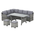 Gardeon Outdoor Dining Set 8 Seater Wicker Table Chairs