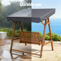 Gardeon 2 Seater Swing Chair Wooden Garden Bench Canopy Outdoor