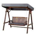 Gardeon 3 Seater Wooden Swing Chair Canopy Garden Bench Outdoor