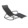 Gardeon Sun Lounge Rocking Chair Outdoor Lounger Patio Furniture