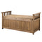 Gardeon Outdoor Storage Bench Box Wooden Brown Garden Patio Shed