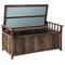 Gardeon Outdoor Storage Bench Box Wooden Charcoal Garden Shed