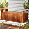 Gardeon Outdoor Storage Bench 129cm Wooden Garden Toy Chest XL