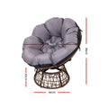 Gardeon Papasan Chair Wicker Brown Outdoor Patio Garden Furniture