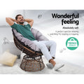 Gardeon Outdoor Lounge Setting Furniture Papasan Chair Table Patio Wicker Sofa