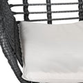 Gardeon 3PC Outdoor Bistro Set Table Chairs Cushions Grey Patio