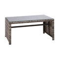 Gardeon 4 Seater Outdoor Rattan Sofa Set Storage Cover Grey