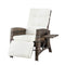 Gardeon Wicker Sun Lounge Recliner Chair Brown Adjustable Patio