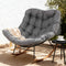 Gardeon Papasan Rocking Chair Outdoor Garden Patio Lounge Furniture