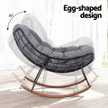 Gardeon Papasan Rocking Chair Outdoor Garden Patio Lounge Furniture