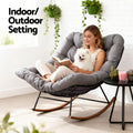 Gardeon Papasan Rocking Chair Outdoor Garden Patio Lounge Furniture