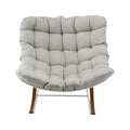 Gardeon Outdoor Rocking Chair Papasan White Garden Patio Lounge