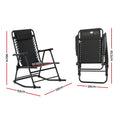 Gardeon Outdoor Folding Rocking Chair Recliner Patio Furniture