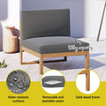 Gardeon 4 Seater Outdoor Sofa Set Wooden Couch Lounge Setting 5PCS Furniture